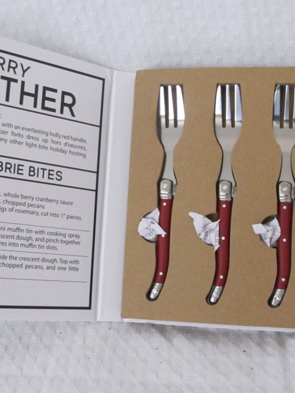 New - Eat Drink and Be Merry Santa Barbara Design Studio Gift Set